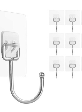 Wall Hooks Large Transparent Self Adhesive Wall Hook