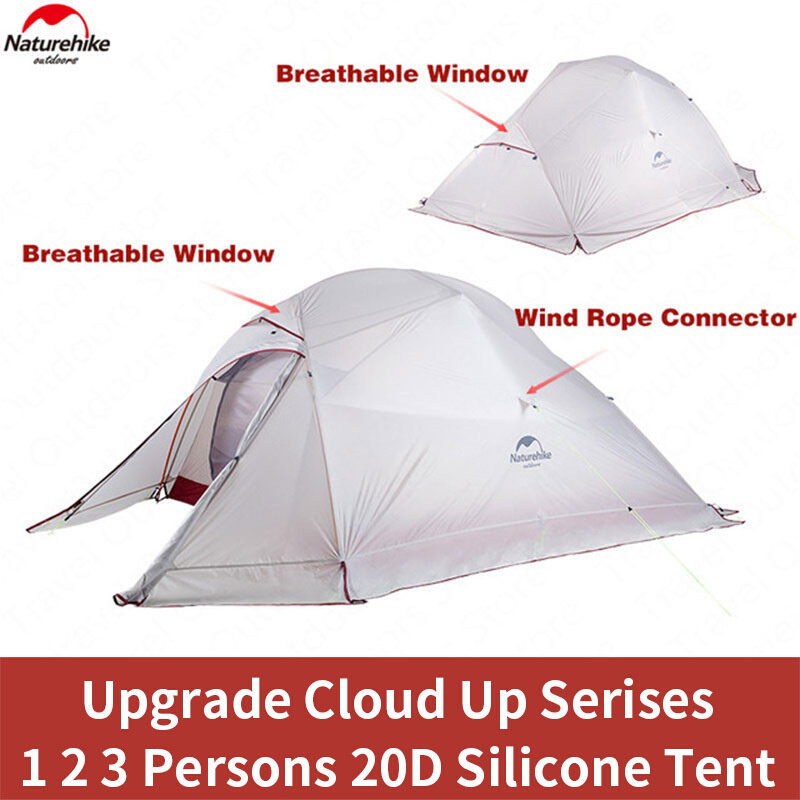 Naturehike Cloud Up 1 2 3 Person Tent Outdoor Ultralight