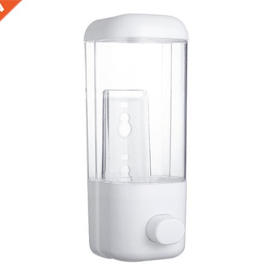 New 500ml Manual Pressure Liquid Soap Shampoo Dispenser Wall