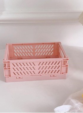 Storage Basket Sundries Cosmetic Container Collapsible Crate