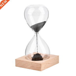 1Pc Awaglass Hand-blown Timer clock Magnet Magnetic Hourglas