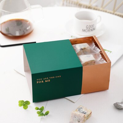 Green moon cake mung bean cake packing box Madeleine pineapp
