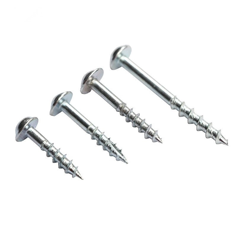 100Pcs Woodworking Antirust Oblique Hole Self-tapping Screws