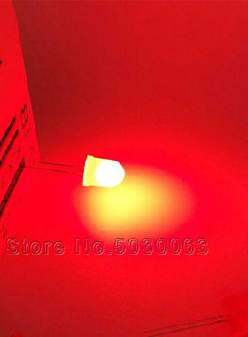 100pcs/lot F10 light-emitting diode red F10mm DIP light-emit