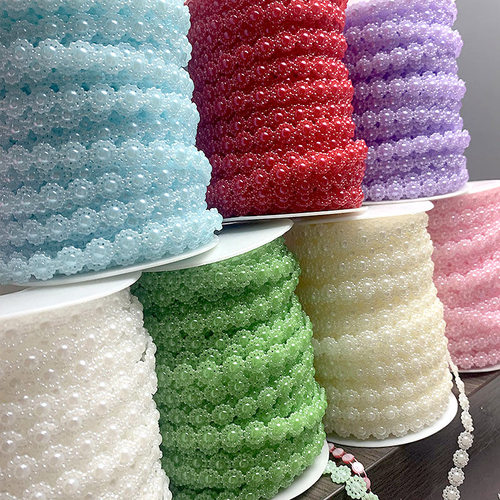 彩色太阳花连线珠DIY手工珍珠