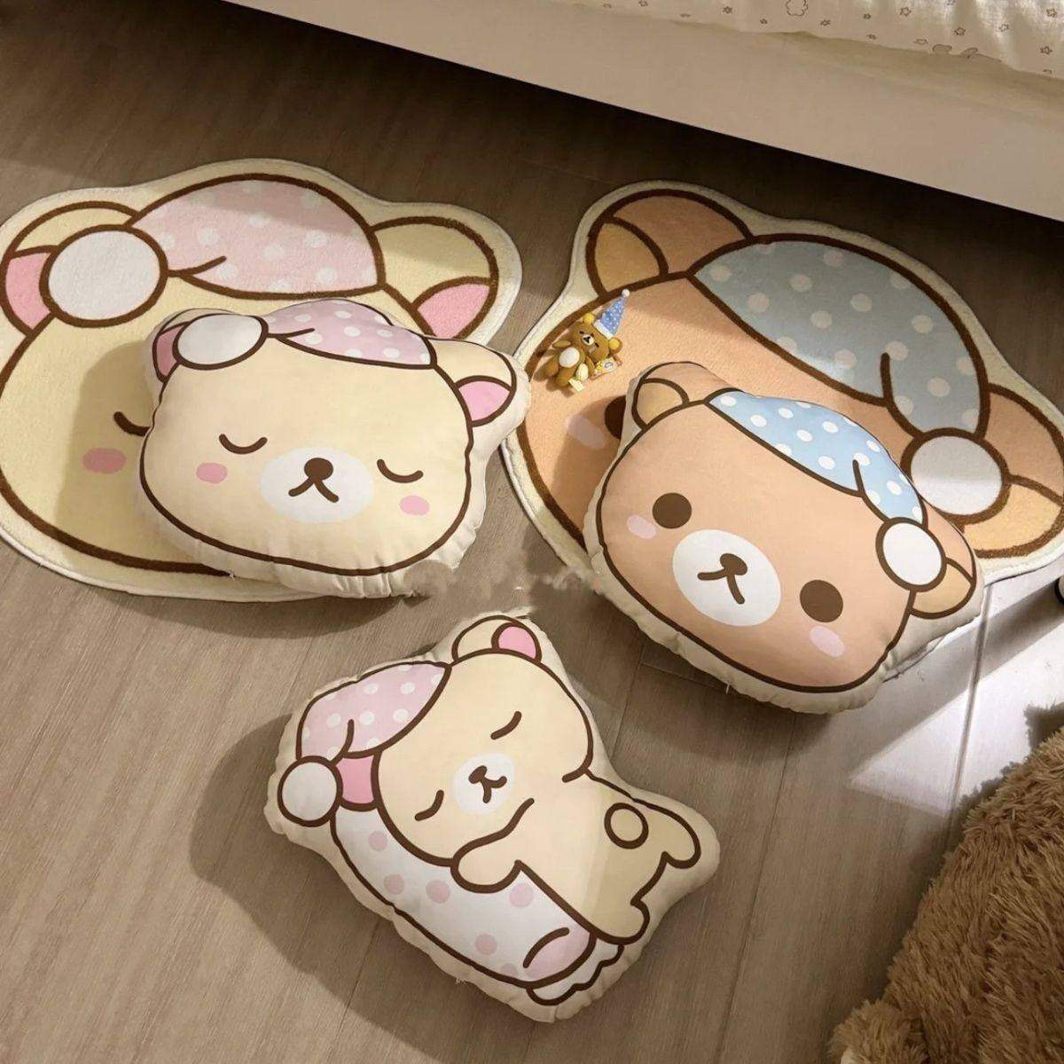 可爱轻松熊抱枕ins高颜值