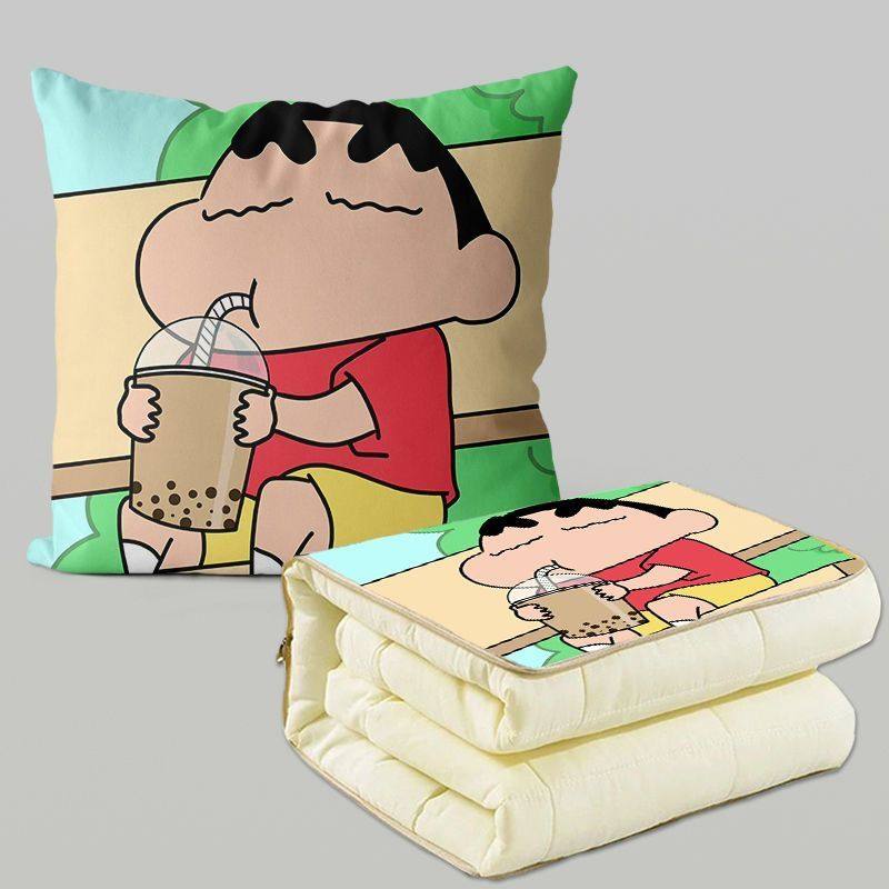 蜡笔小新功能抱枕被子两用四季折叠汽车用靠枕午睡空调被二合一,居家布艺,抱枕被,淘宝优惠券,粉丝福利购,淘宝优惠卷