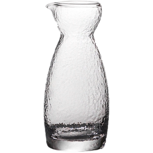 日式锤纹金边玻璃清酒壶酒具女生酒杯冰梅酒果酒小白酒米酒杯酒盅