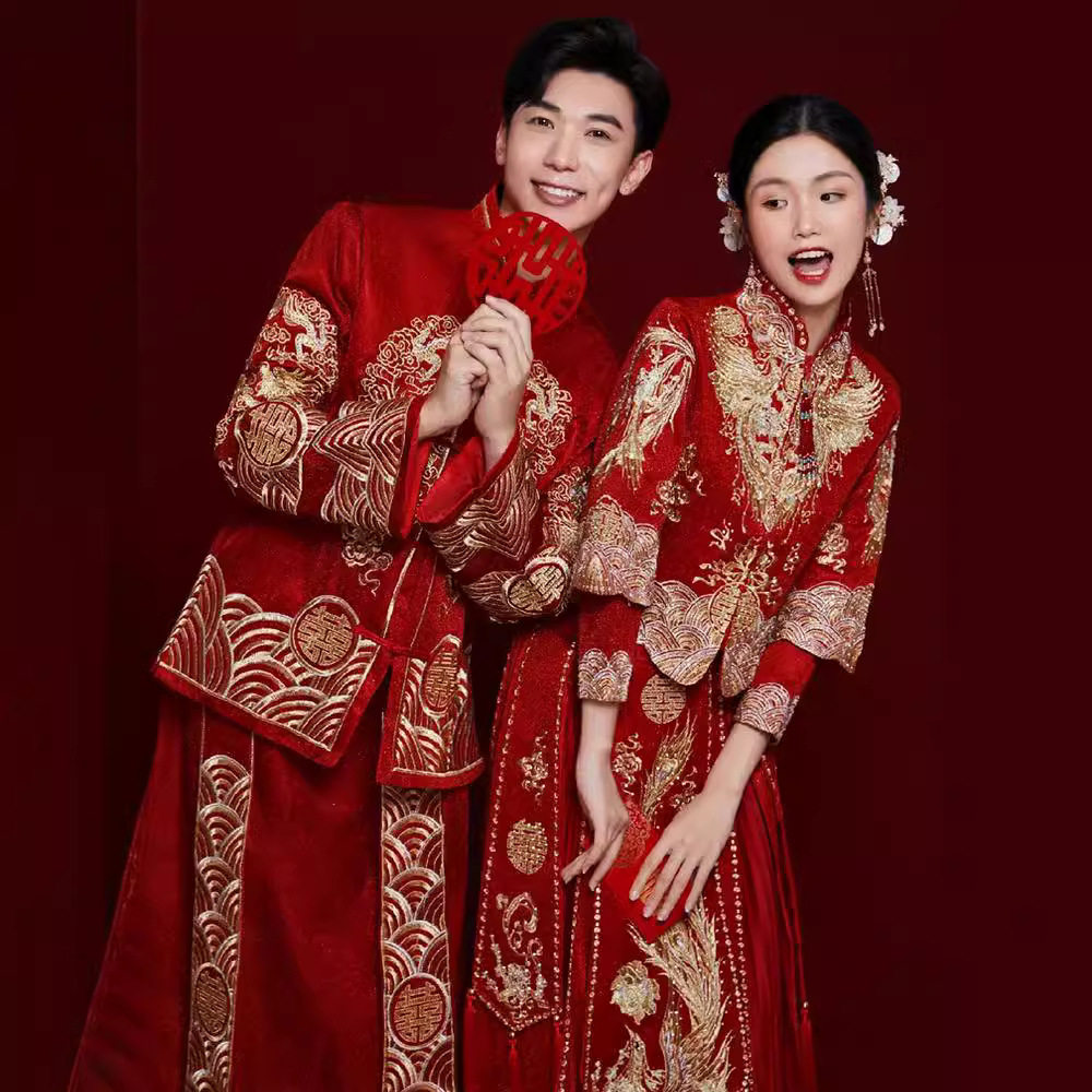 秀禾服新娘结婚礼服中式嫁衣
