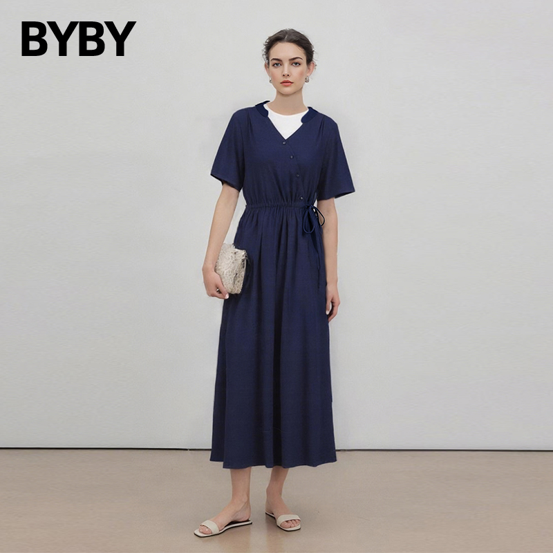 布衣布语棉麻连衣裙女