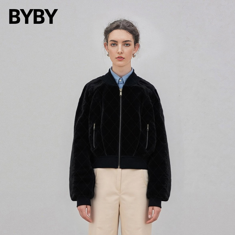 复古风正肩菱格纹多口袋宽松型长袖棉衣棉服冬装休闲短外套女上衣,女装/女士精品,短外套,淘宝优惠券,粉丝福利购,淘宝优惠卷