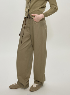 【建筑系极简风】PHISM25年秋冬新款首发造型弯刀裤女款香蕉裤