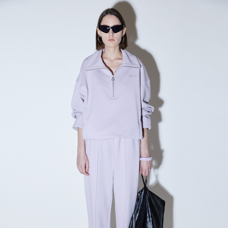 PHISM原创设计半拉链翻领卫衣