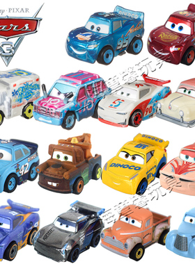 美泰赛车总动员迷你小车 cars3极速挑战 迷你合金车模型玩具新款