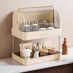 杯架子置物架收纳防尘架桌面高级感咖啡杯马克杯子厨房台面收纳架
