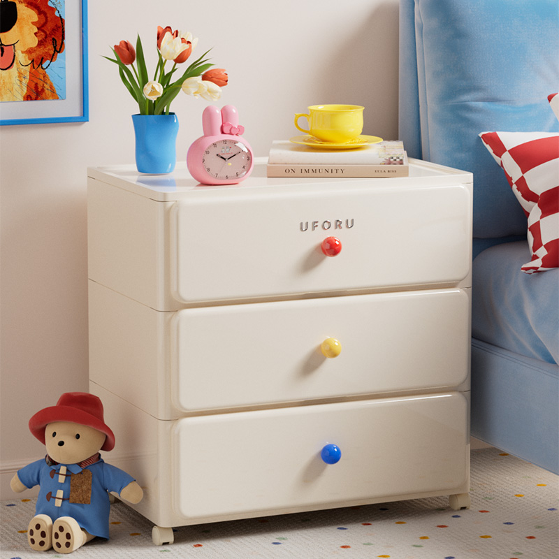 多巴胺卧室床头柜可移动一体
