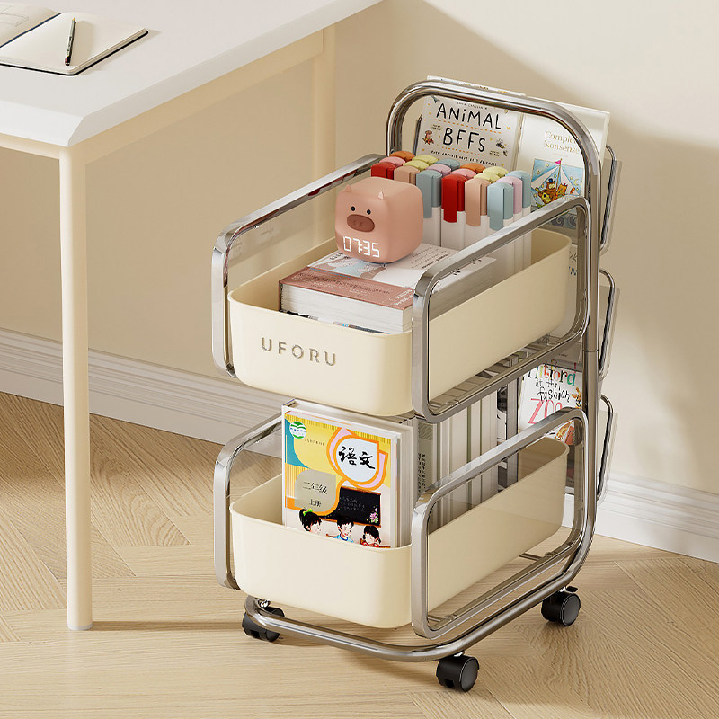 书包置物架可移动小推车