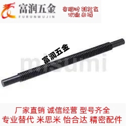 替代米思米怡合达30度梯形丝杆两端台阶型带键槽MTSRV MTSBRV