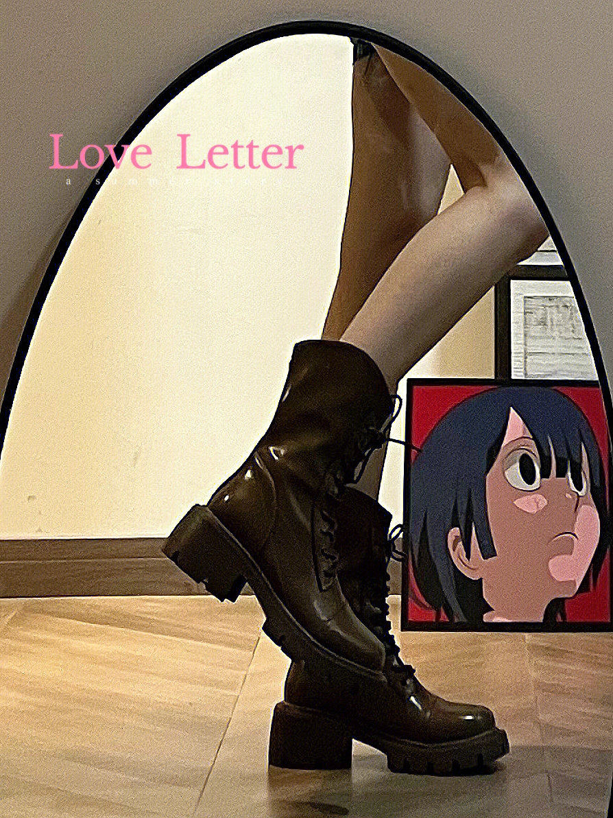 AUTUMN BROWN BLOCK-HEELED MARTIN BOOTS  ITS SO PRETTY