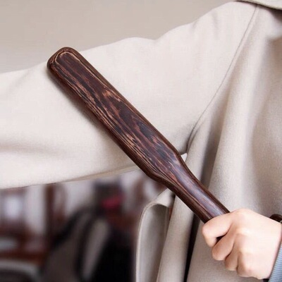鸡翅木花梨木戒尺檀木戒尺教师专用短款加厚教鞭敲打锤拍打戒尺