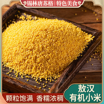 内蒙赤峰有机黄小米食用五谷杂粮
