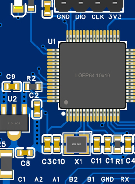 PFC全桥LLC谐振软开关STM32数字电源开发板配