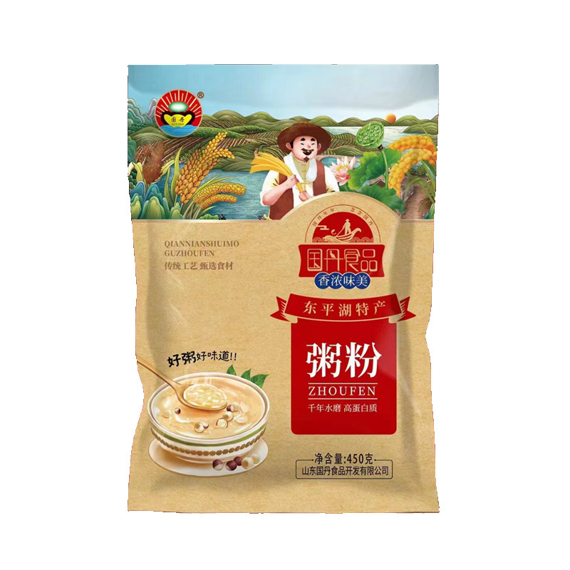 速食早餐粥国丹粥粉高蛋白质五谷杂粮东平粥袋装450g