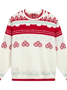 李宁2026年撞色开衫针织衫女宽松休闲毛衣外套显瘦上衣AMBW049