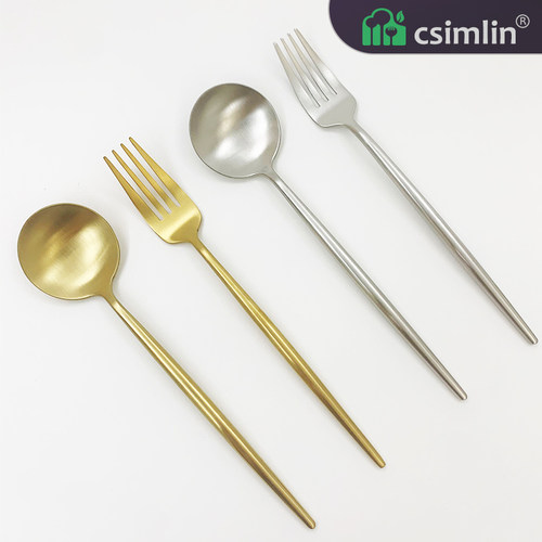 csimlin304钢勺子长柄家用加厚