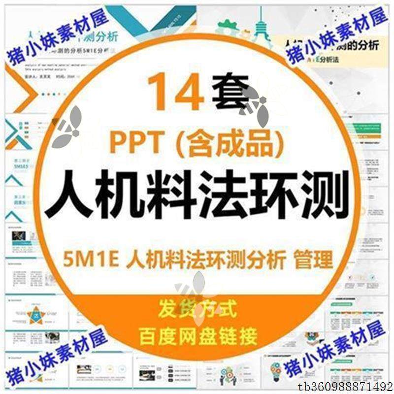 5M1E人机料法环测的分析PPT模板人机料法环管理方法培训课件