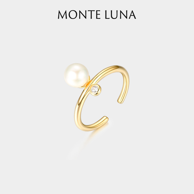 MonteLuna淡水珍珠戒指小众设计