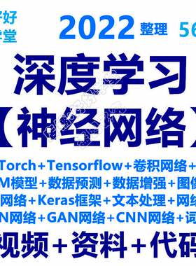 Python深度学习神经网络机器学习PyTorch/Tensorflow分析视频教程