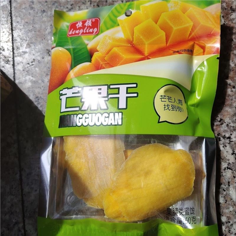 恒领芒果干恒领24水果干果脯美味孕妇网红办公室休闲零食便宜厚切