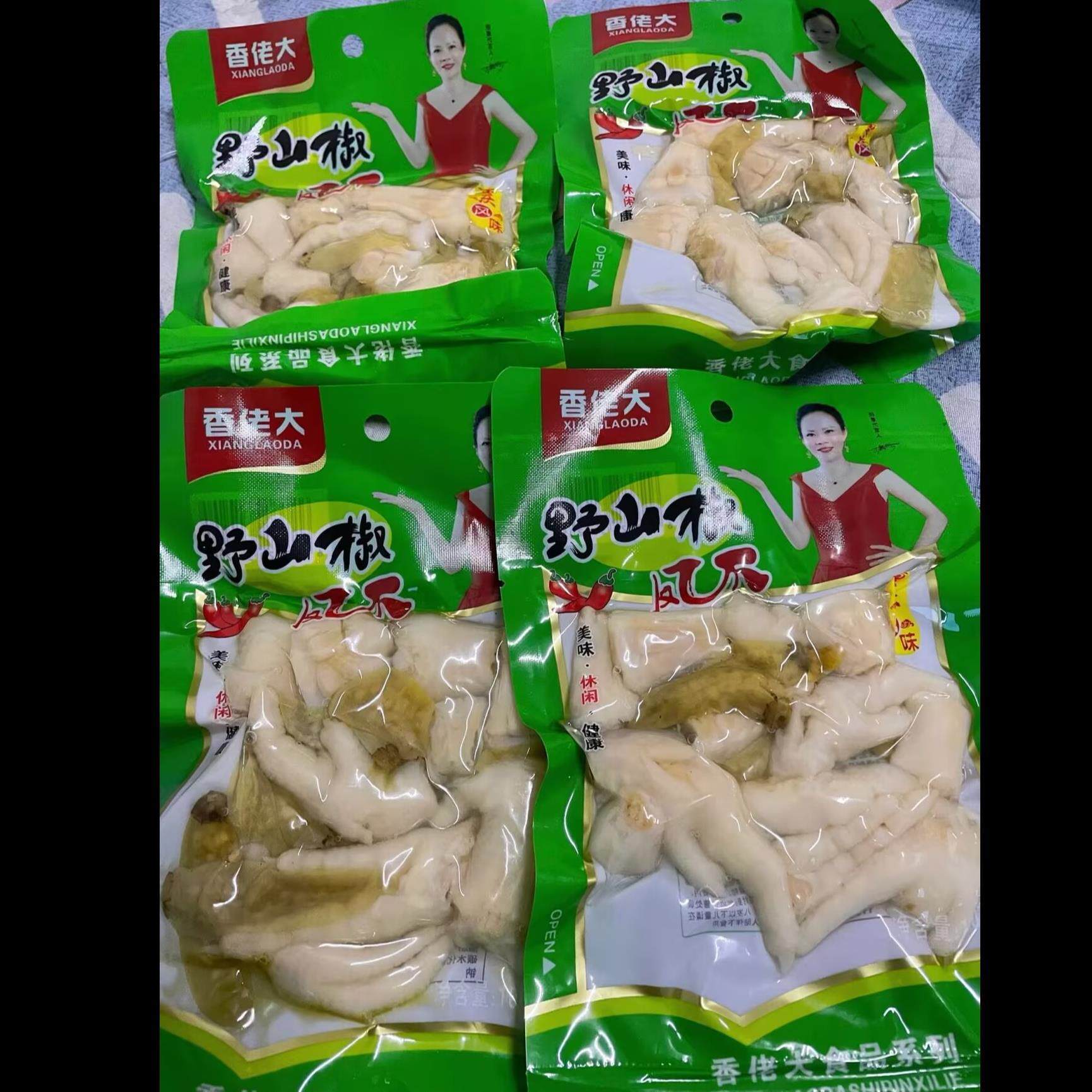 香佬大泡椒凤爪野山椒凤爪袋装办公室休闲零食重庆风味下酒菜