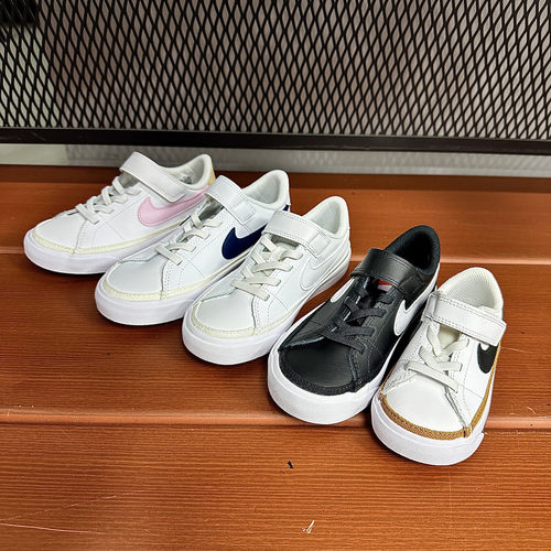 NIKE耐克正品儿童中童春秋款软底休闲魔术贴运动鞋童鞋板鞋DA5381