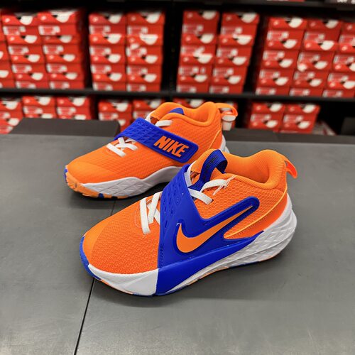 NIKE HUSTLE耐克正品儿童春秋季魔术贴耐磨实战篮球鞋童鞋 HF6280