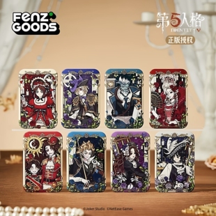 正版 FenzGoods第五人格破晓系列方形马口铁徽章周边吧唧