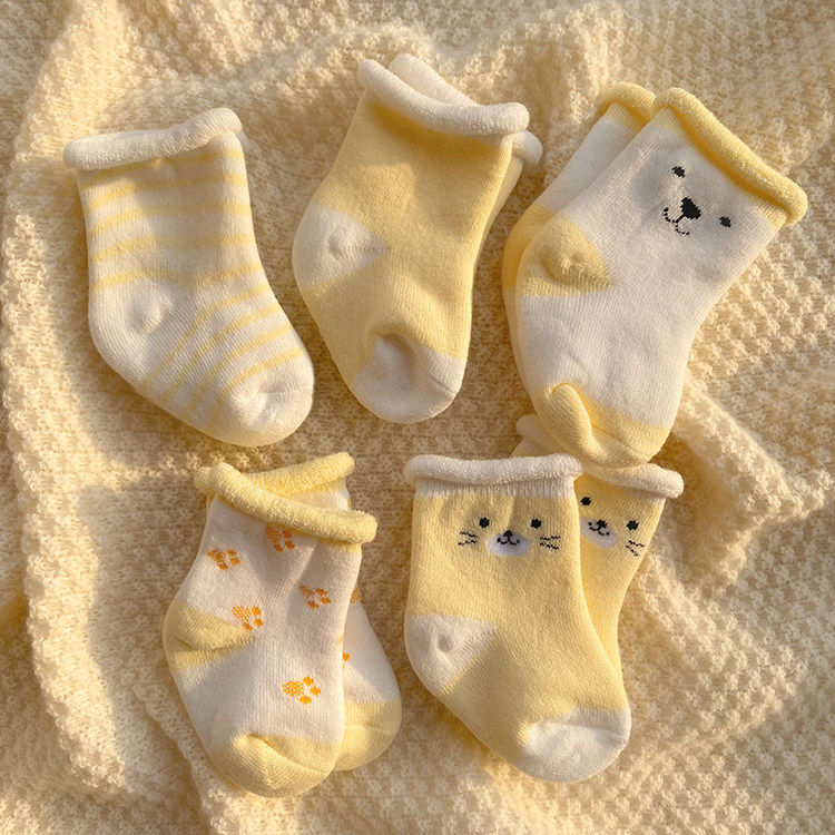 新生婴儿袜子秋冬新款加厚保暖毛圈棉袜小月龄中筒不勒腿宝宝袜子,童装/婴儿装/亲子装,儿童袜子(0-16岁),淘宝优惠券,粉丝福利购,淘宝优惠卷