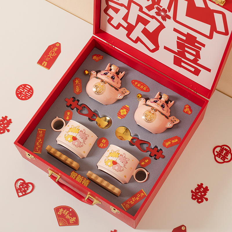 速发结婚送新人礼物新生闺蜜新婚娘妇情侣水杯乔迁新居夫日订婚伴