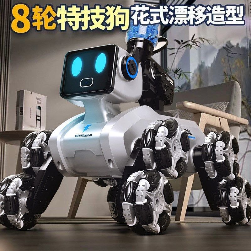速发儿特手势感应遥控汽车对战具器狗八轮八驱越野童技攀爬男孩玩