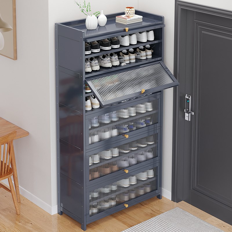 速发简易鞋架家用门口鞋柜2大24新款爆款多层0容量防尘省空间收纳