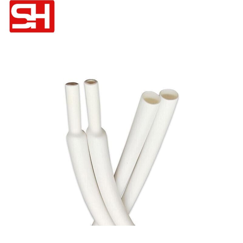 速发白色热阻管缩胶双壁热缩套管倍收缩缩燃绝缘三倍收含加厚耐磨