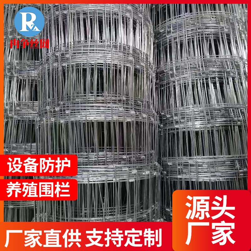 速发厂家养殖围栏 牛栏网镀网铁丝锌草原牧场围网 镀锌丝围栏