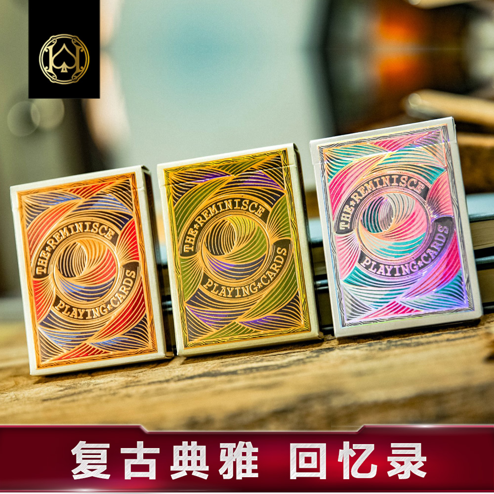 现货速发【K作品】汇奇收藏花切牌Resce回忆录TCC镭射典藏纸牌