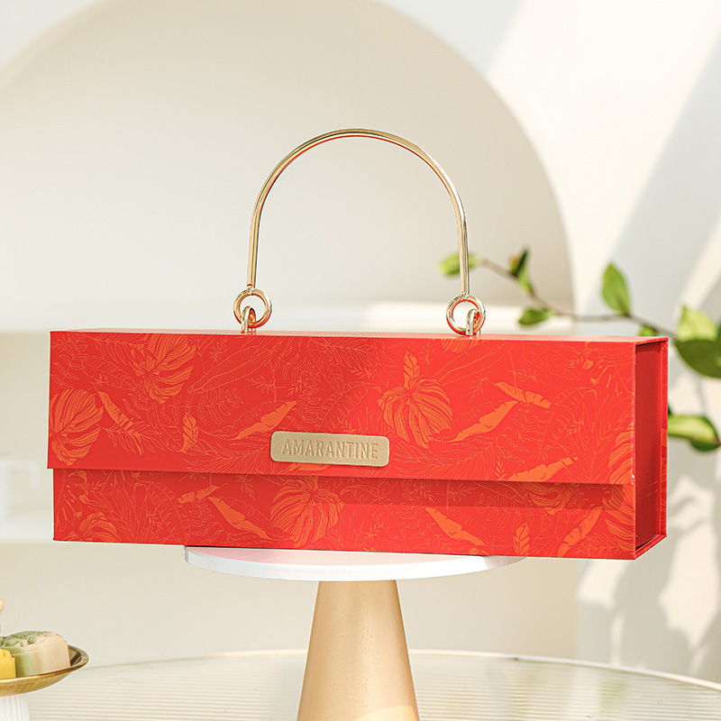 速发月饼包装盒202中流秋新款冰皮4心送礼品硬盒468粒手提空盒子