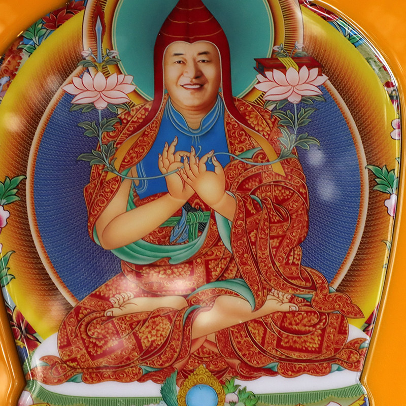 速发佛像摆件宗喀巴释迦饰尼药师佛1摆件唐卡佛像装牟画汽车饰品