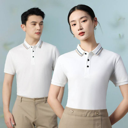 可批速发现货夏季POLO衫工作服印字logo团体服广告衫文化工衣短袖