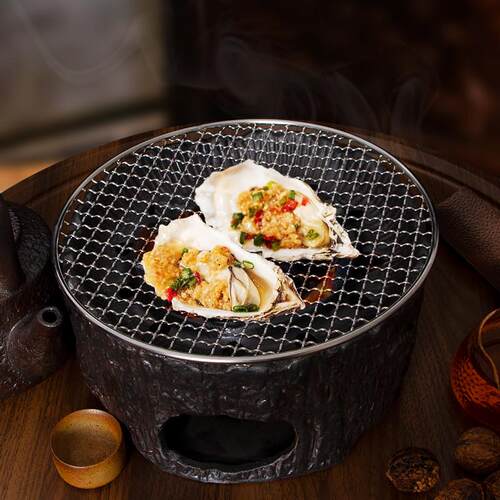 速发围用室内室外烧烤炉煮茶煮家炉器茶复古提梁壶创意木炭火炉火