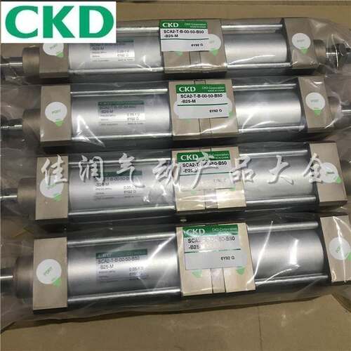 CKD标准双节气缸SCA2-B-00-40-B50-B25-Y SCA2-B-00-50-B50-B25-Y