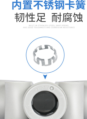 SMC气管T型三通接头KQ2T04-KQ2T06-KQ2T08-KQ2T10-KQ2T12-00A